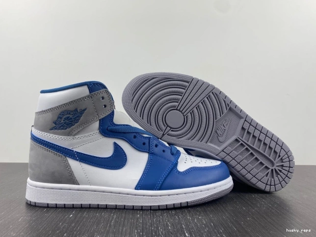 Cheap Husky Blue Air 1 OG DZ5485-410 Jordan High True 0723